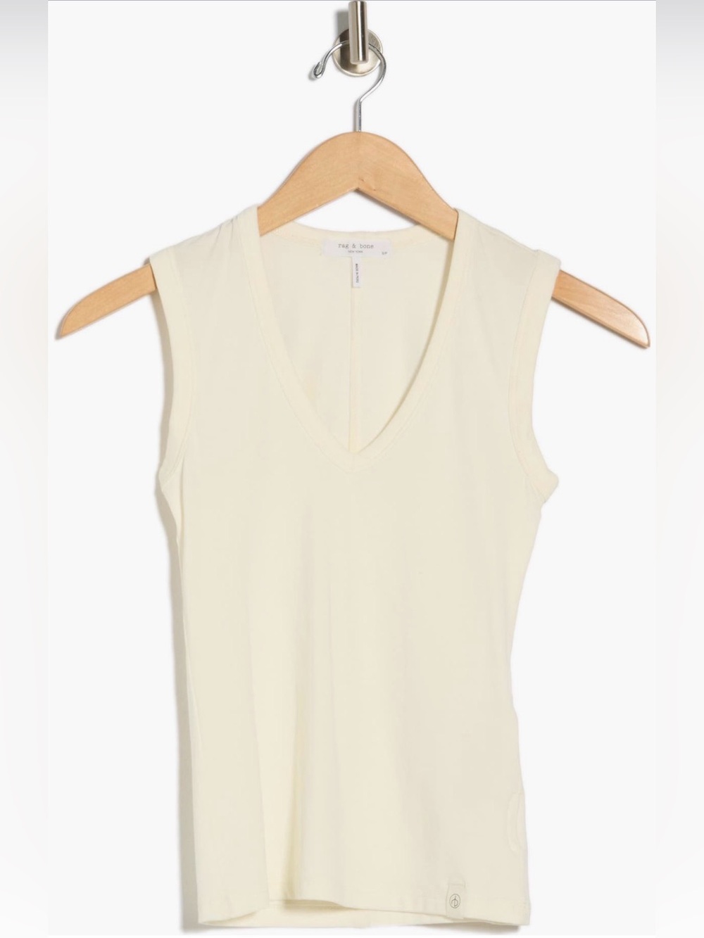 rag & bone V‑Neck Ribbed Tank Top - Picture 3 of 3